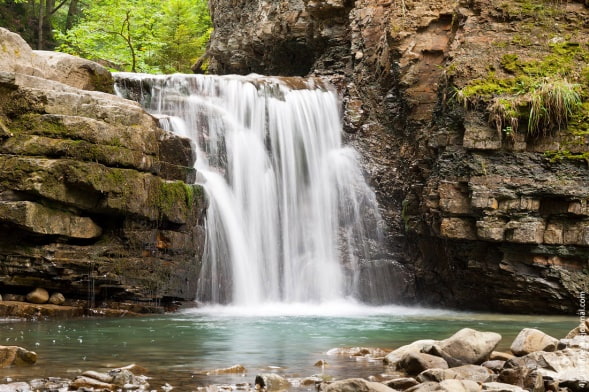 Waterfalls, lakes, rivers of the Carpathians